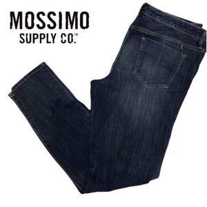Mossimo medium wash low rise skinny size 16